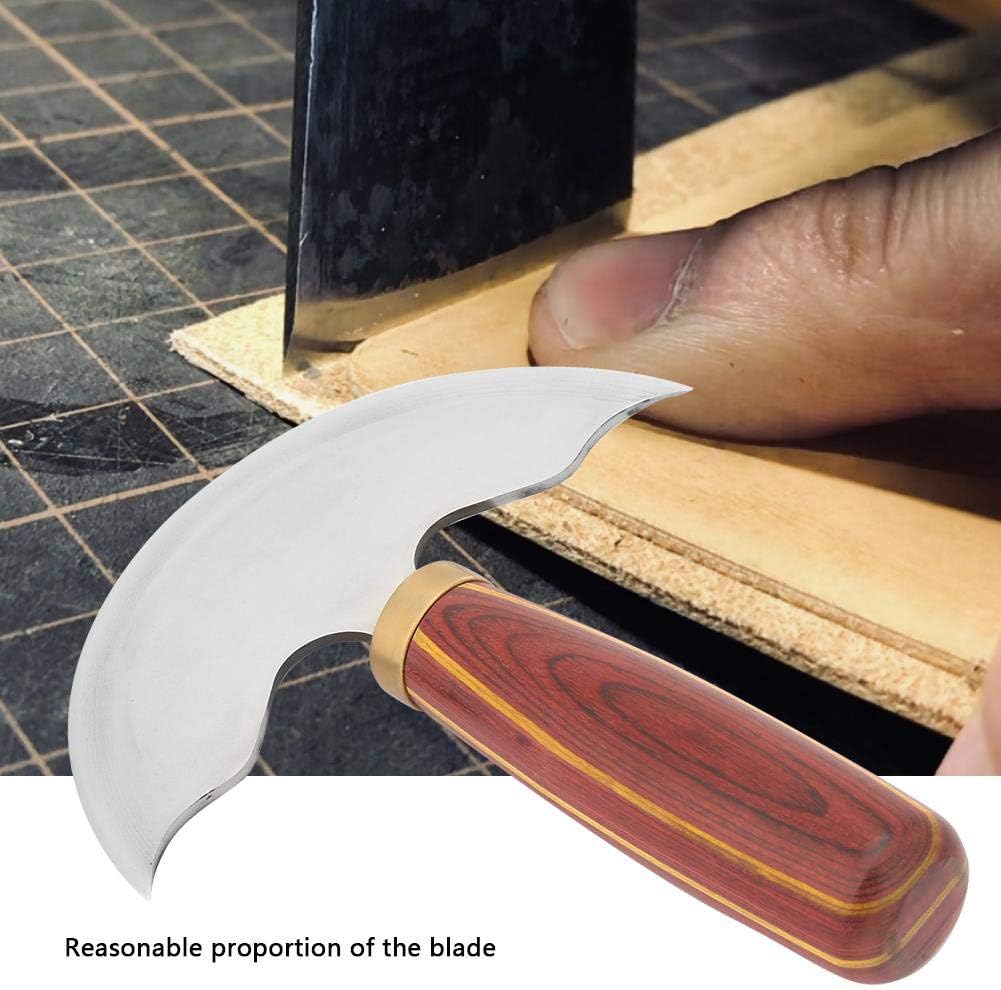Lederhandwerk Trimmwerkzeug Leder Rundmesser Schnellarbeitsstahl Leder DIY Schneidwerkzeug zum Schne