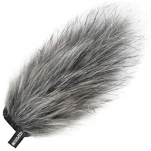 keepdrum WS04 Fell-Windschutz für Sennheiser MKE400 Kamera-Mikrofon