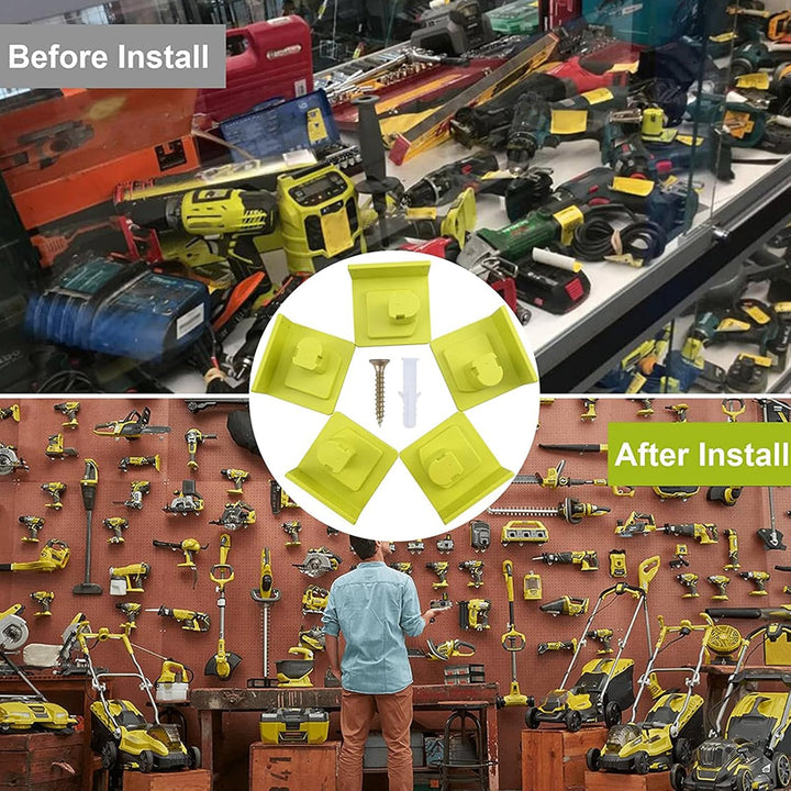 Werkzeughalterungen, Kunststoff, für Elektrowerkzeug, Akkudock, kompatibel mit 18-V-Batterien, robus