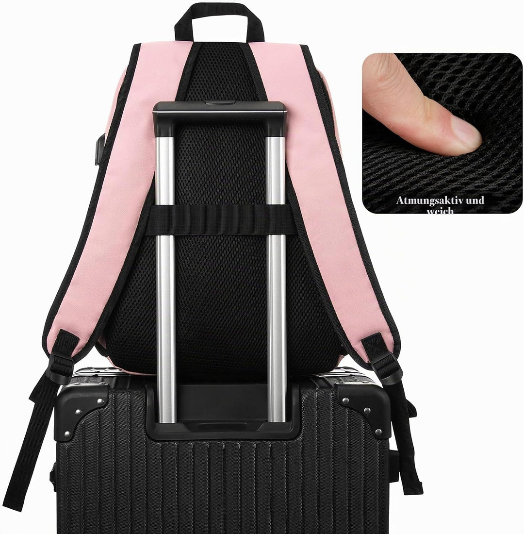 YAMTION Schulrucksack Mädchen Teenager Schulranzen Frauen für Schule Uni,Rucksack Laptop Damen für R