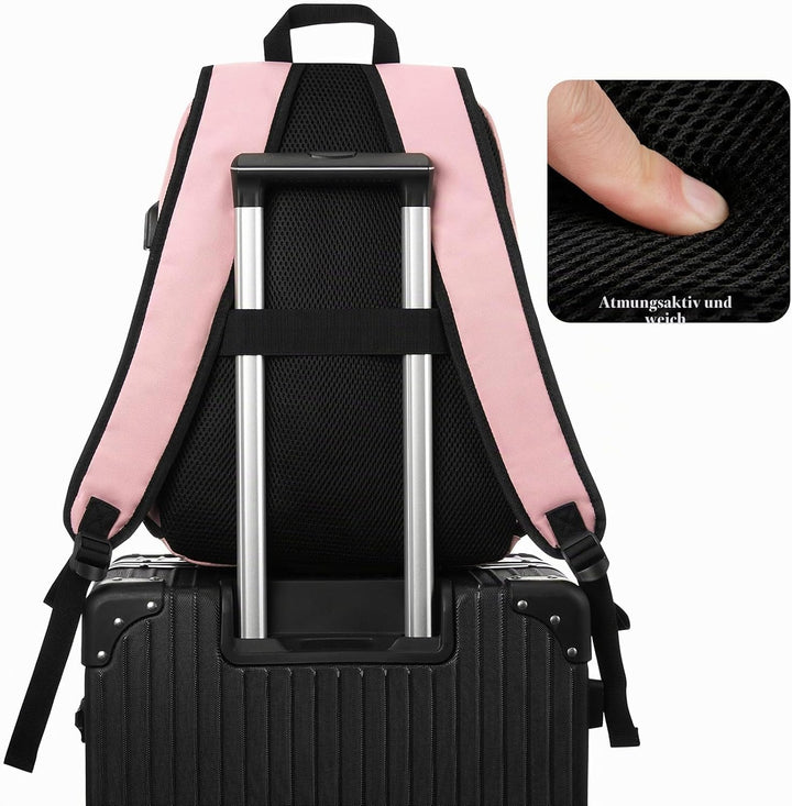 YAMTION Schulrucksack Mädchen Teenager Schulranzen Frauen für Schule Uni,Rucksack Laptop Damen für R