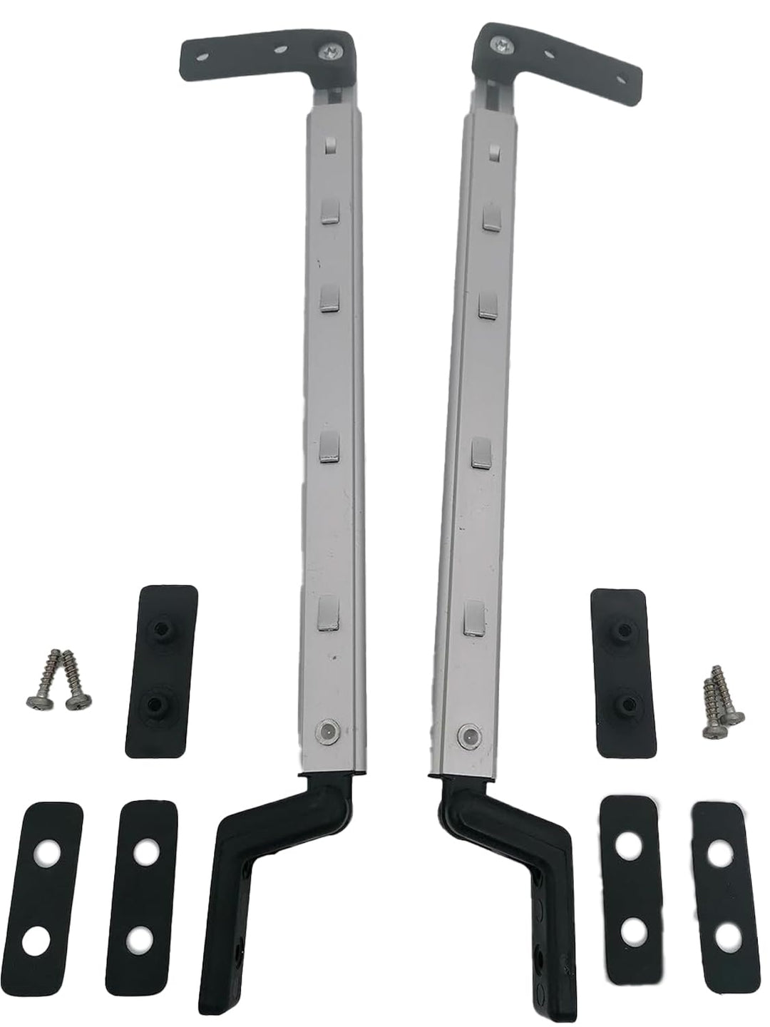 CR-MOESANCO® Kompass-Set rechts + Links für Wohnwagen, Arm für Wohnmobil-Fensterstütze, Hebestütze o