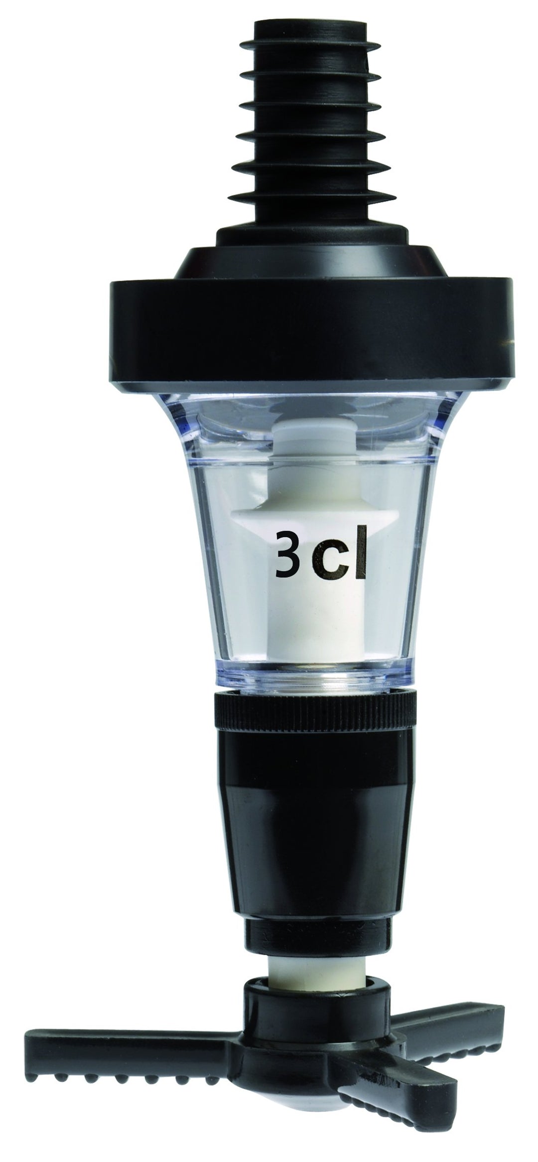 Westmark Dosiergerät, Dosierung pro Ausguss: 3 cl, Kunststoff, Standard, Schwarz/Transparent, 923022