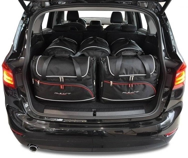 KJUST Kofferraumtaschen 5 stk kompatibel mit BMW 2 GRAN TOURER F46 2015-2021
