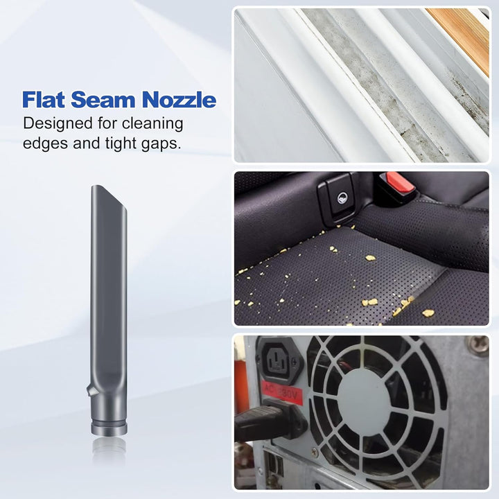 Dyson Fugendüsenbürsten 6er-Pack für DC32, DC33, DC19, DC19 T2, DC20 - Grau - Kombi-Polsterbürste, M