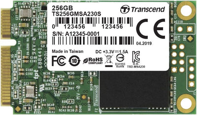 Transcend Highspeed 256GB interne mSATA SSD SATA III (6Gb/s), Festkörper-Laufwerk, zum Aufrüsten von