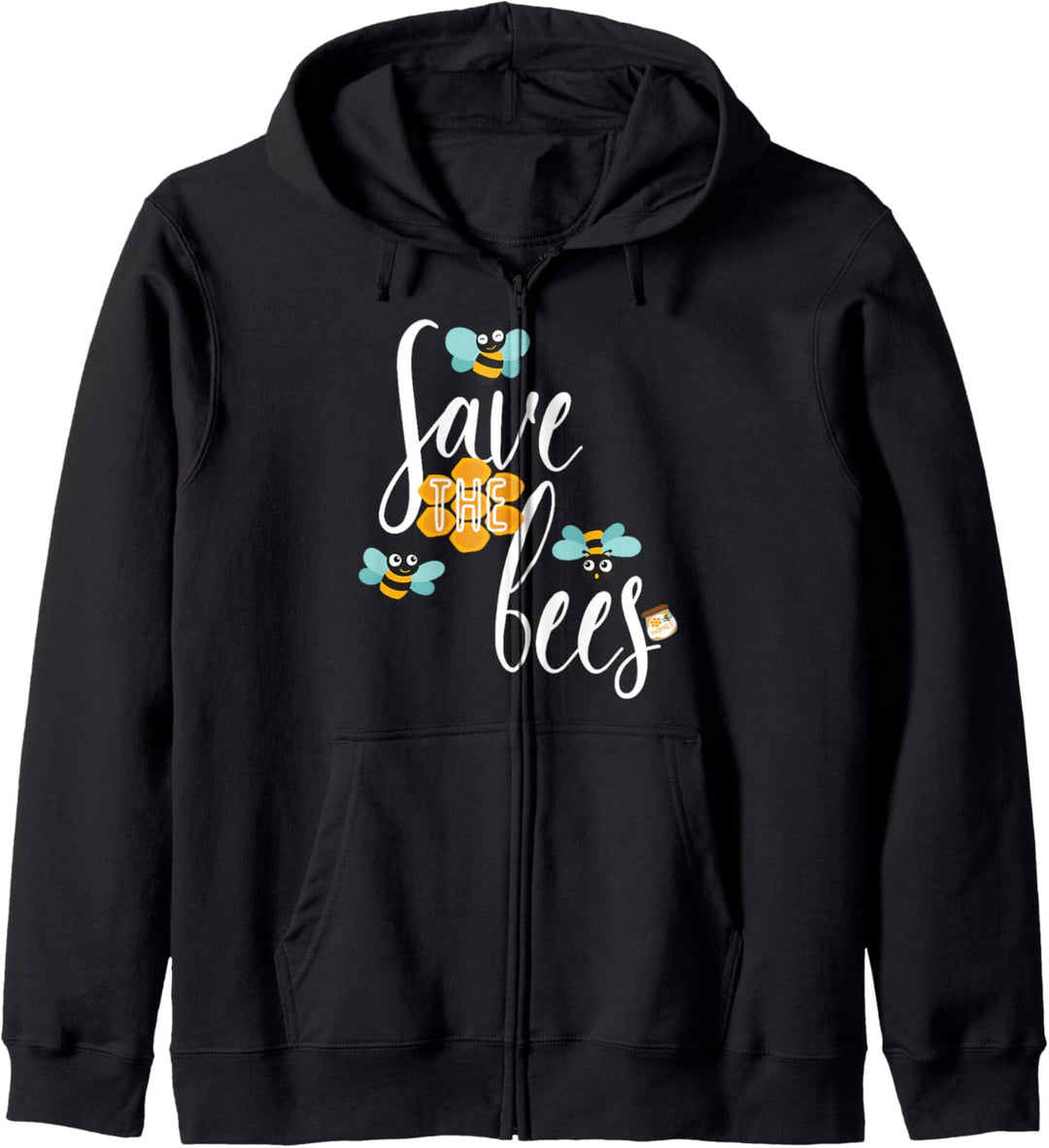 Save The Bees Imker Earth Day Motto Biene Rettet die Bienen Kapuzenjacke