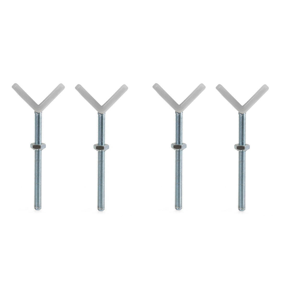 Hauck Y Spindel zur Befestigung von Kindergitter and Treppengeländern, 11 cm Gewindelänge / 10 cm Du
