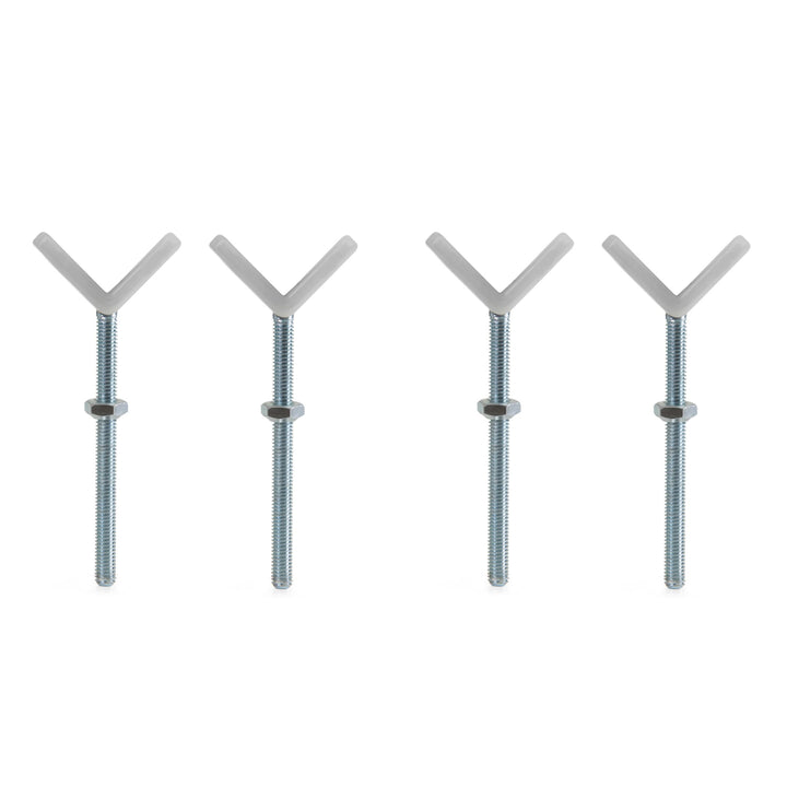 Hauck Y Spindel zur Befestigung von Kindergitter and Treppengeländern, 11 cm Gewindelänge / 10 cm Du