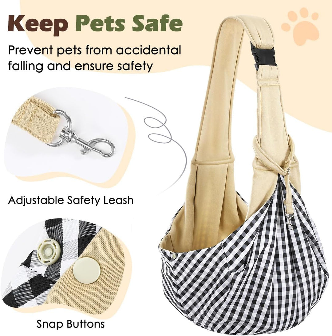 Pawaboo Hundetragetasche für Kleine Hunde, Wendbare, Freihändige Hundetragetaschen, Welpentragetasch