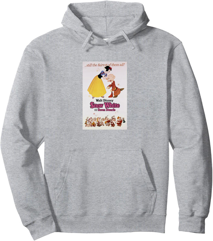 Disney Snow White Kissing Dopey Classic Movie Poster Pullover Hoodie
