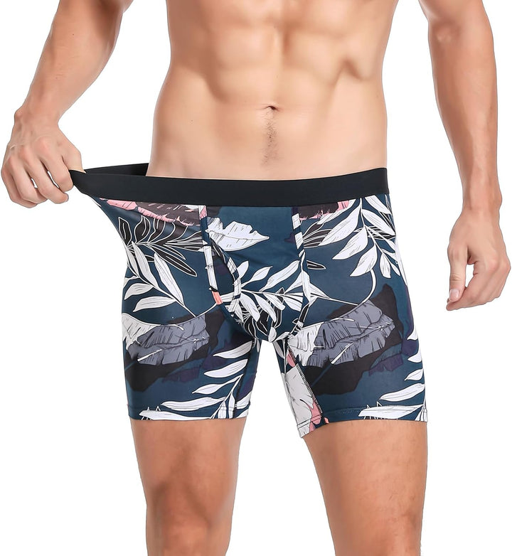 Xaanelr Boxershorts Herren Unterhosen Männer Bambus Viskose Unterwäsche Men Retroshorts 4er/8er Pack