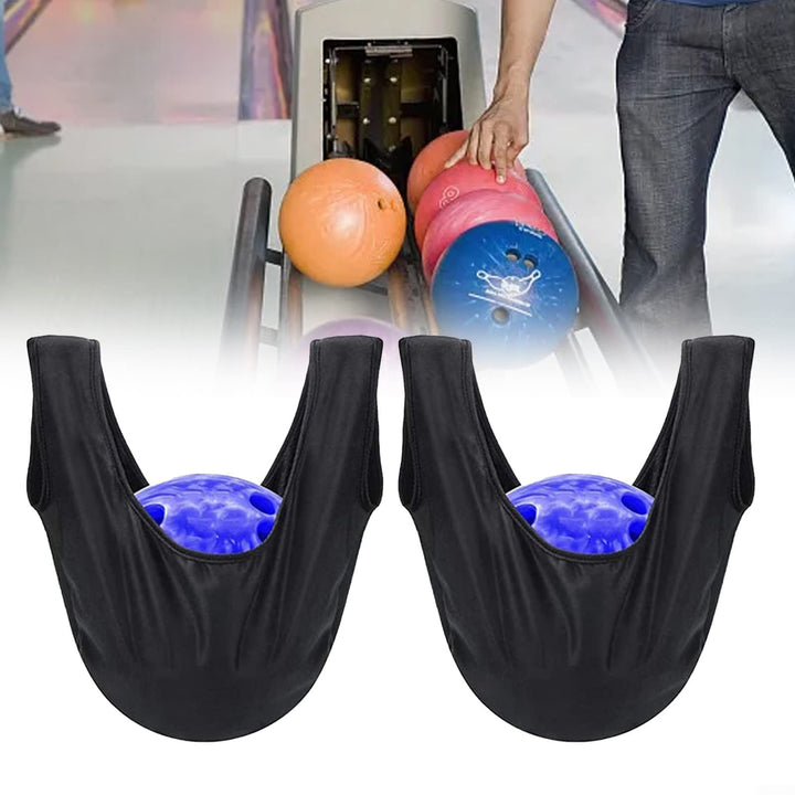 DAZZLEEX 2 x Bowling Shammy Pad, Mikrofaser, poliert, Bowling Ball Wischbeutel, Bowling Polierbeutel