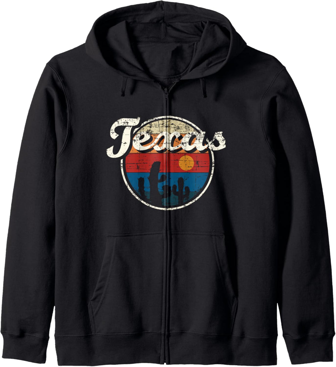 Retro Texas TX vintage Kapuzenjacke