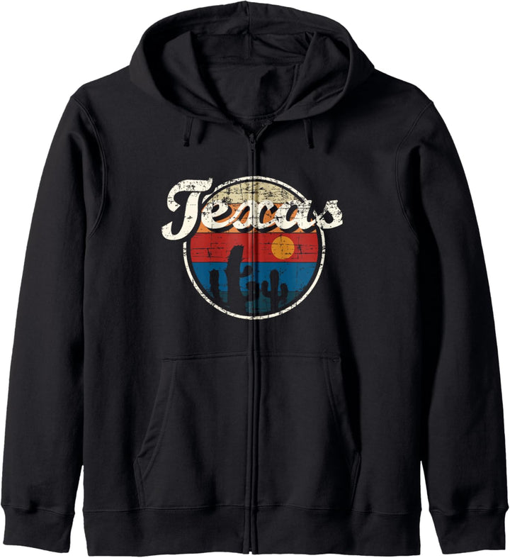 Retro Texas TX vintage Kapuzenjacke