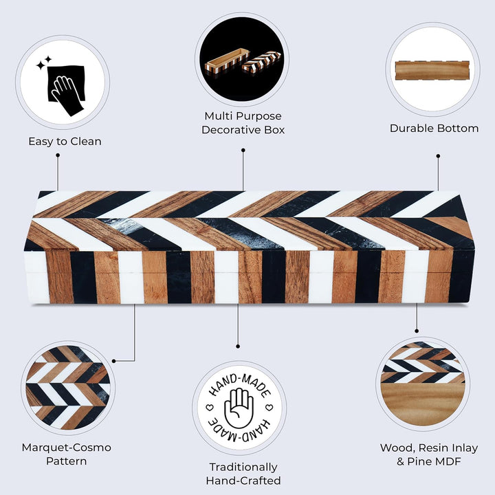 Handicrafts Home Dekorative Boxen für Aufbewahrung Moderne Aufbewahrung Ästhetische Dekoration Organ