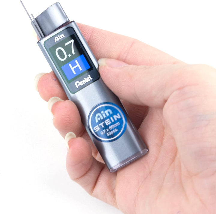 Pentel C277-HO Ain Stein Feinmine, Strichstärke 0.7 mm, Härtegrad H, 40 Minen je Dose, H