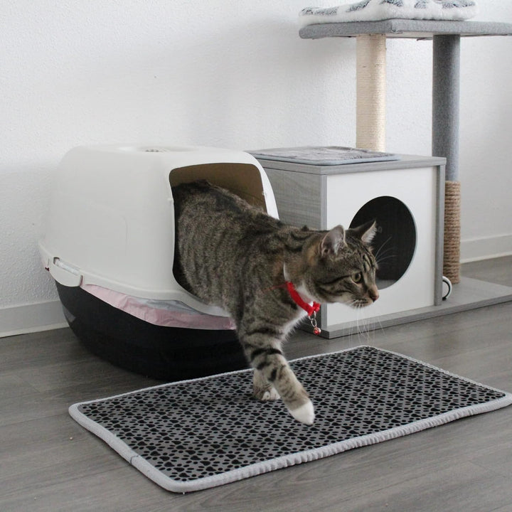 Bazerga Katzenklo Matte, Katzenstreu Katzenmatte Katzenklo Gross XXL Unterleger Katzenklo Vorleger W