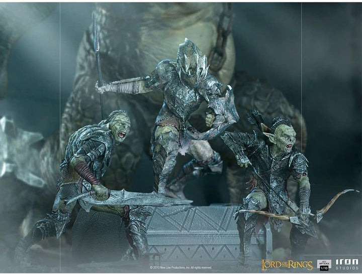 Iron Studios BDS: Lord of The Rings - Orc Armored Art Scale Statue (1/10) (WBLOR43021-10)