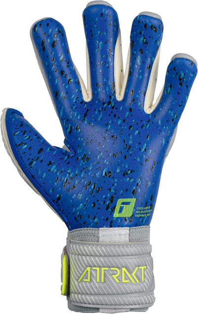 Reusch Herren Attrakt Guardian Unisex Torwarthandschuhe mit Innennaht Schnitt und Grip Fusion Belag,