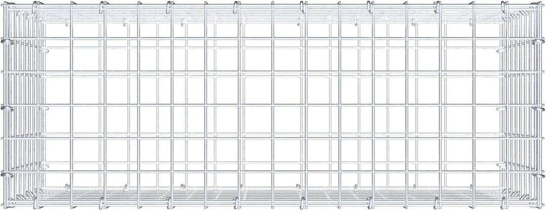 GABIONA Steinkorb-Gabione eckig, Maschenweite 5 x 5 cm, Tiefe 30 cm, Gabione 80 x 40 x 30 cm (L x H