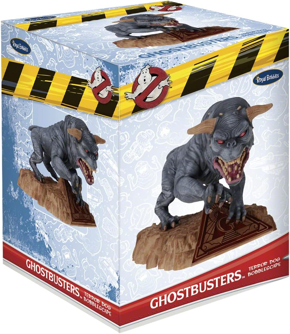 Royal Bobbles Ghostbusters Afterlife Terror Hund Wackelkopf, Premium Polyresin lebensechte Figur, ei