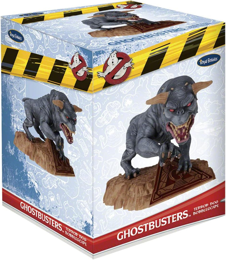 Royal Bobbles Ghostbusters Afterlife Terror Hund Wackelkopf, Premium Polyresin lebensechte Figur, ei