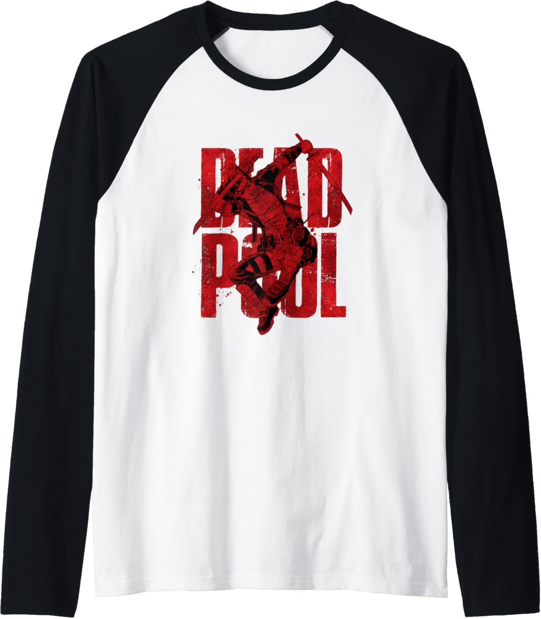 Marvel Deadpool Text Raglan