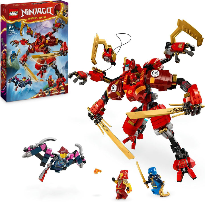 LEGO NINJAGO Kais Ninja-Kletter-Mech Set, Ninja-Spielzeug & NINJAGO Arins Ninja-Geländebuggy, Ninja-
