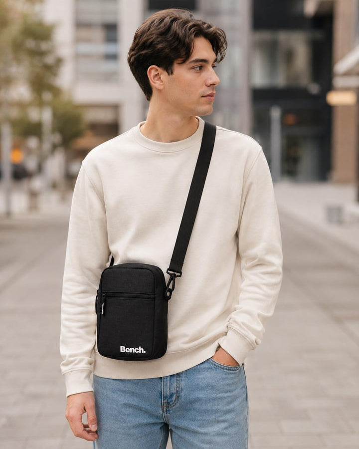 Bench Classic Umhängetasche/Crossbody Damen Herren, dunkelblau, 23x17x8cm