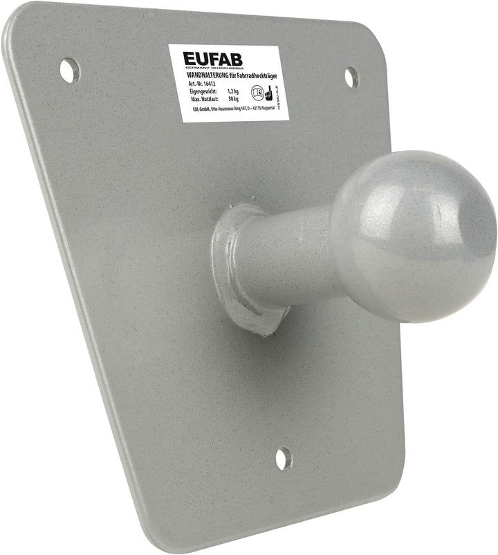 EUFAB 12010LAS Fahrradträger: Kupplungsträger "Poker-F" (ehemals "Raven") klappbar, für 2 Räder, für