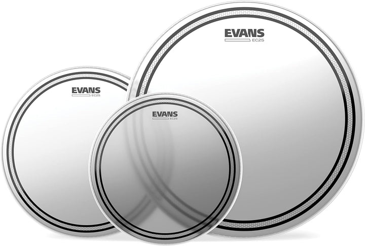 Evans ETP-EC2SCTD - F EC2S (Coated) Tom Pack Fusion 25,4 cm (10 Zoll), 30,4 cm (12 Zoll), 35,5 cm (1