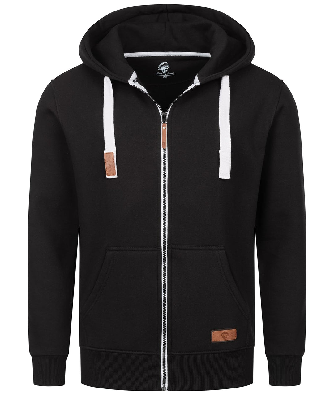 Rock Creek Herren Kapuzenpullover Jacke H-341 S Schwarz, S Schwarz