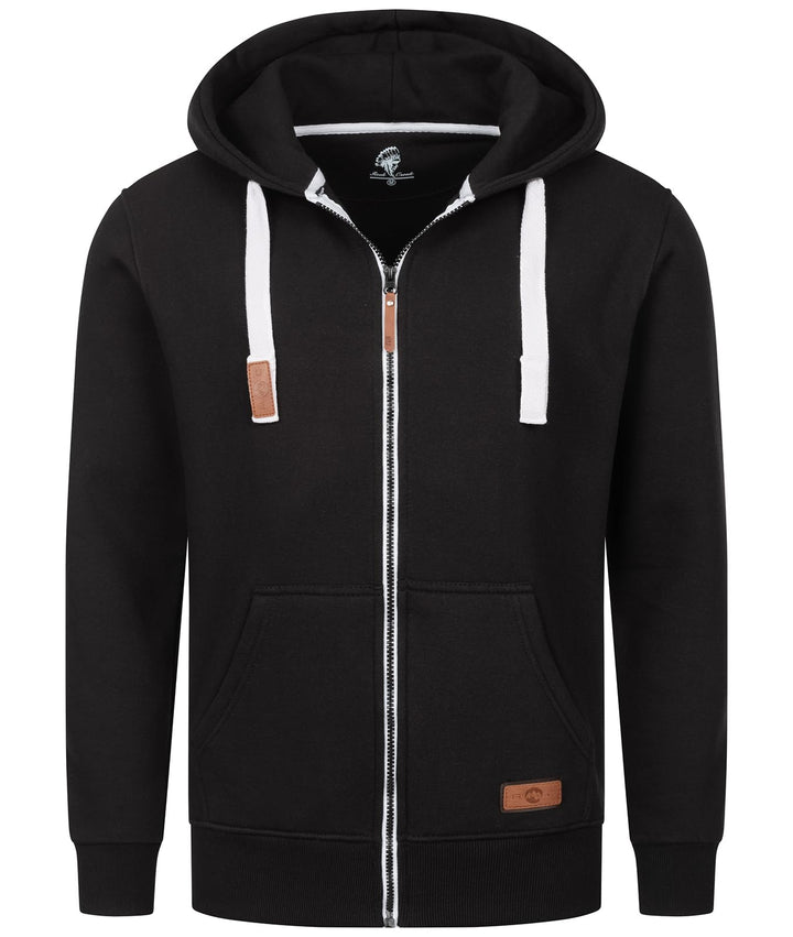 Rock Creek Herren Kapuzenpullover Jacke H-341 S Schwarz, S Schwarz