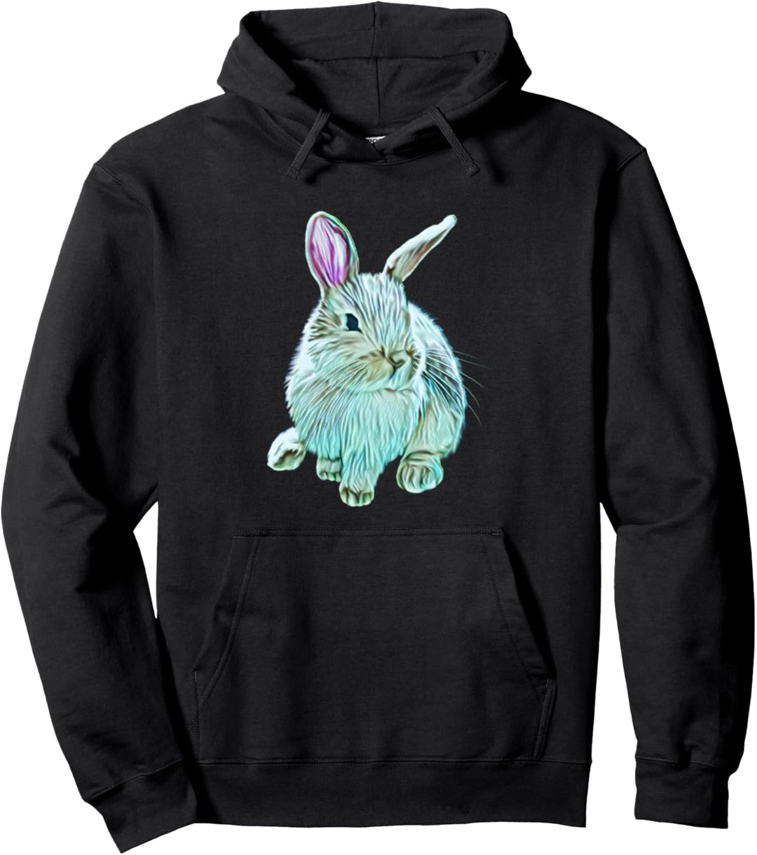 Häschen Hase Motiv Haustiere Nagetiere Hasen Kaninchen Pullover Hoodie
