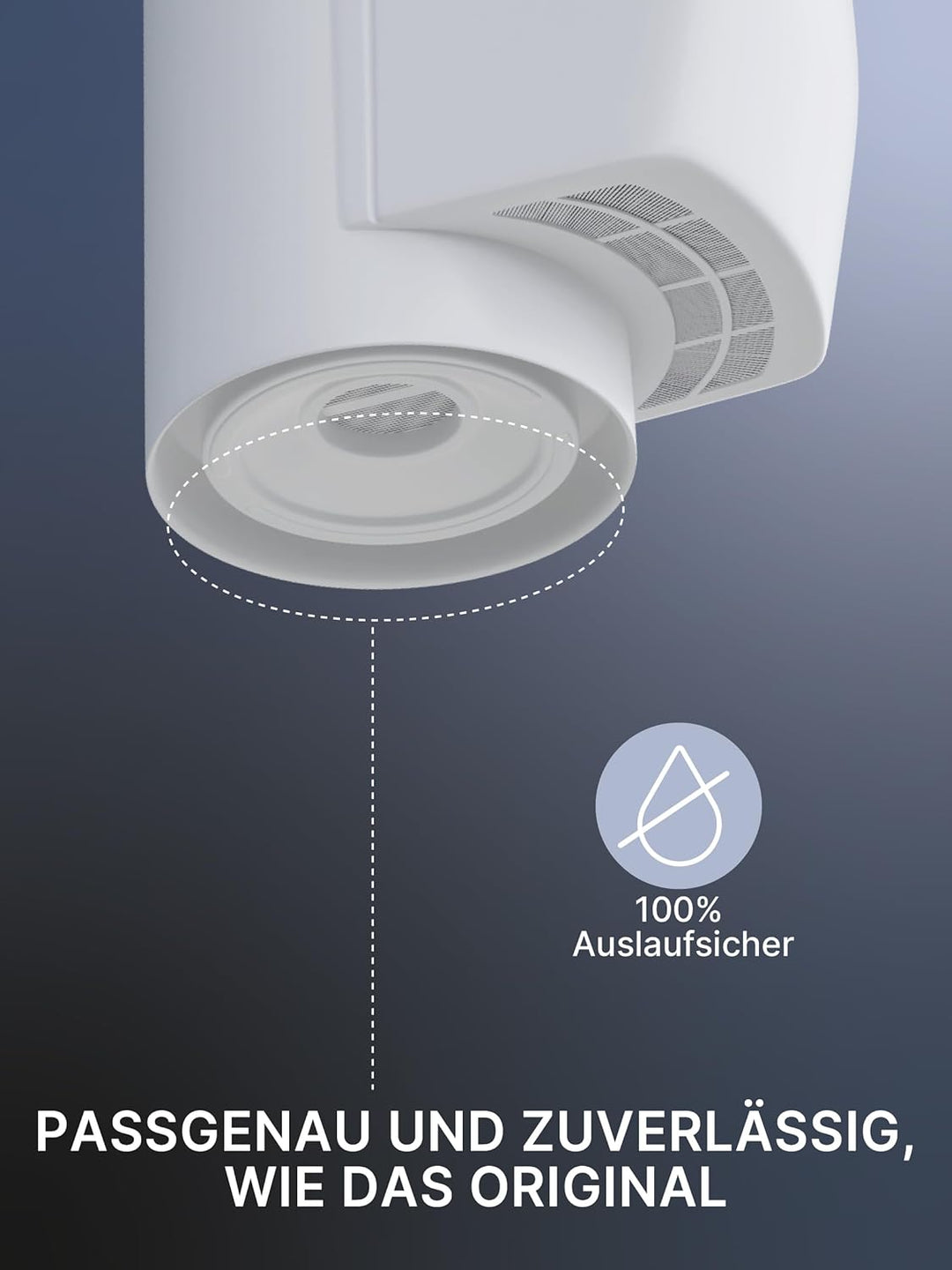 Comedes Wasser-Filter für BRITA Intenza, Ersetzt Bosch Siemens TZ70003, TZ70033, TCZ7003 & Brita Int