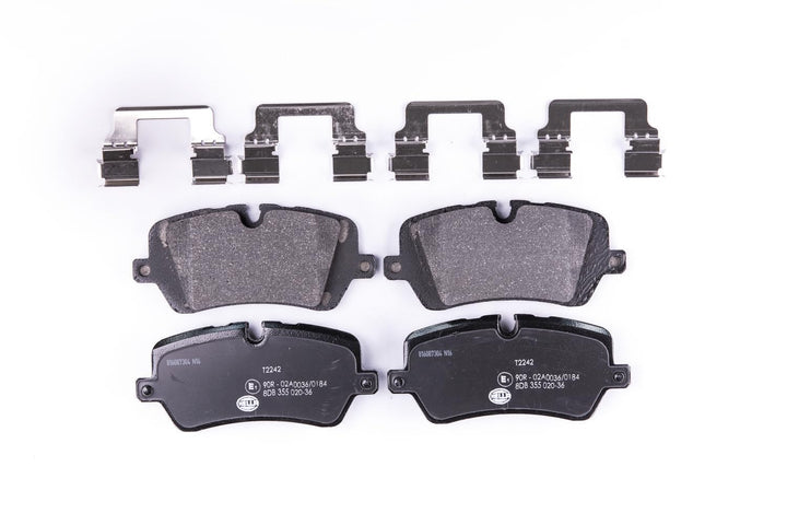 HELLA PAGID 8DB 355 020-361 Bremsbelagsatz - T2242 - Dicke/Stärke: 17.3mm - Bremssystem: TRW - für V