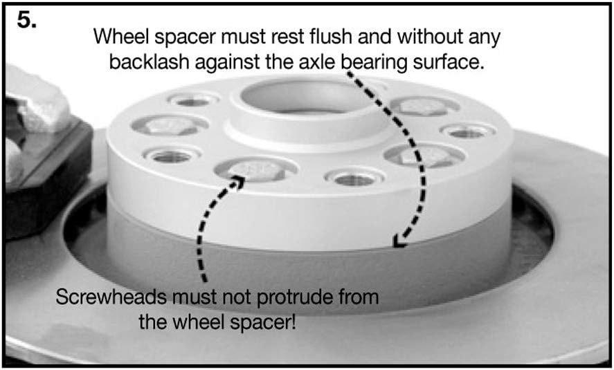 Spurverbreiterung Trak+Wheel Spacers von H&R 60 mm (60456505) Distanzscheibe Räder