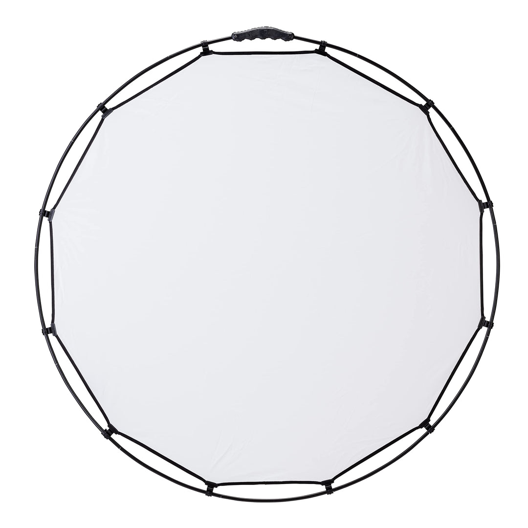 Manfrotto HaloCompact Plus Diffusor 98 cm 2-Stop Rundreflektor - RapidExoframe™ Technologie - Zusamm
