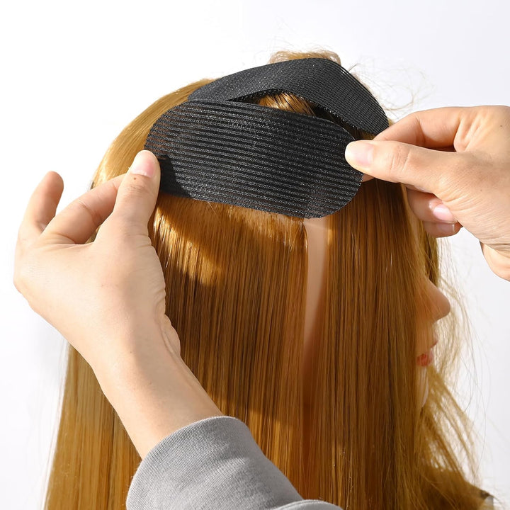 FOSHIO Haarverlaengerung Werkzeug Microring Extensions Set mit 200 Schwarz Microringe 2 Stück Micror