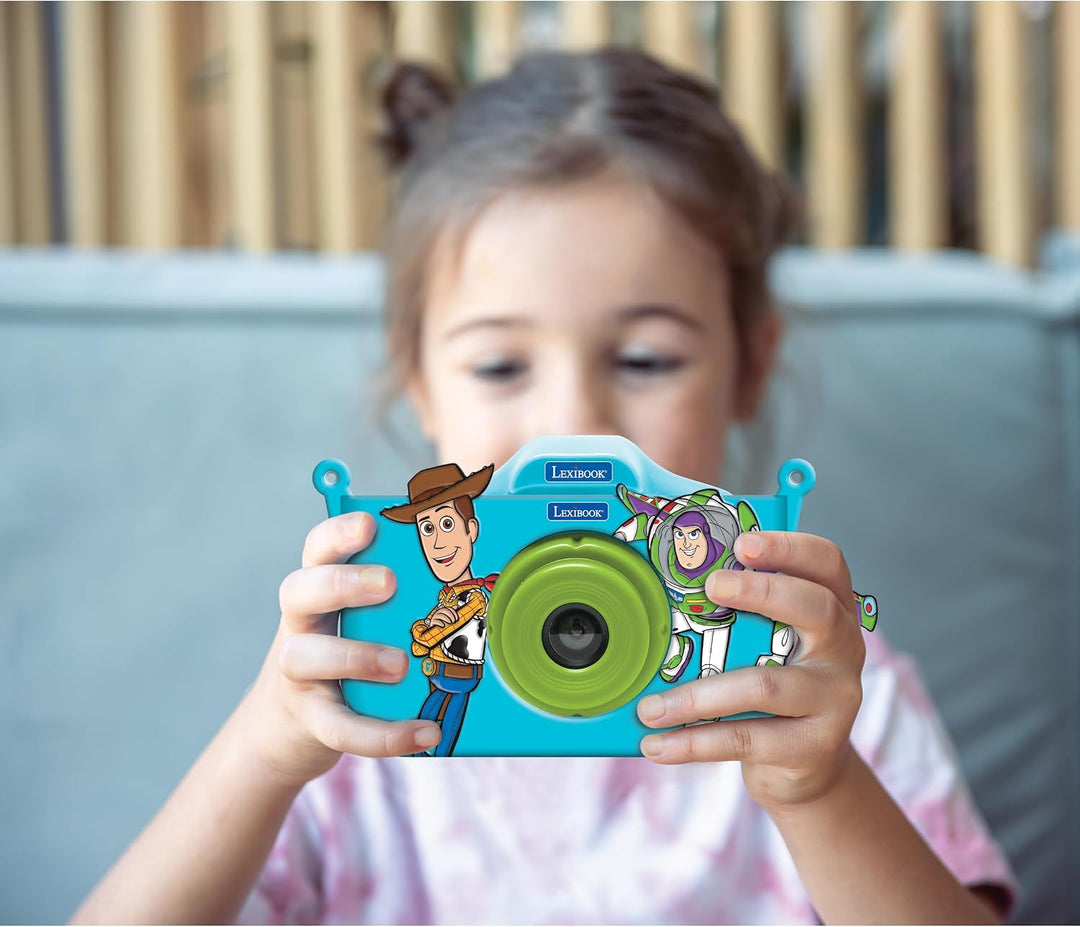 Lexibook, Disney Toy Story Kinderkamera, schützende Charakter‑Hülle, integrierter Flash‑Speicher, US
