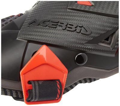 Acerbis Impact EVO Knie- / Schienbeinschoner, Schwarz/Rot