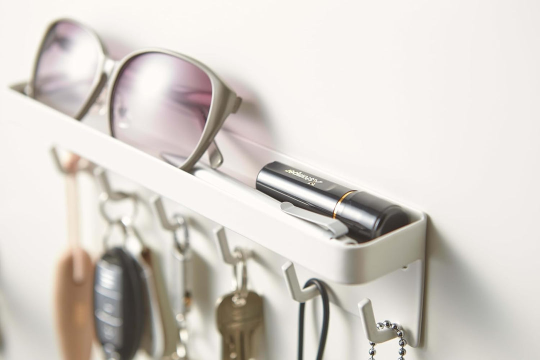 Magnetic key hook with tray - Smart - white Weiss, Weiss