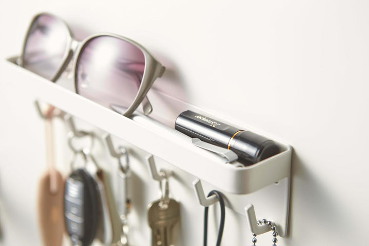 Magnetic key hook with tray - Smart - white Weiss, Weiss