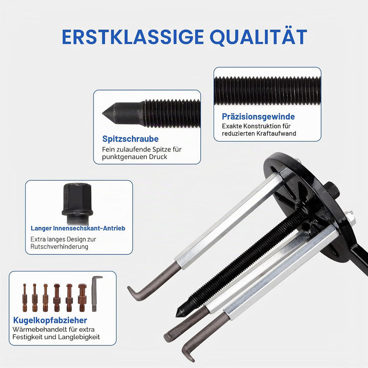 DAYUAN 21 in 1 Lagerabzieher Set, Innenloch Dreibacken Abzieher mit gebogenem Haken und 6 Grössen vo