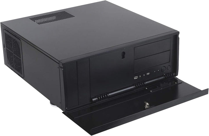 Silverstone SST-GD07B-C - Grandia HTPC ATX Desktop Gehäuse mit hochleistungsfähigem und geräuscharme