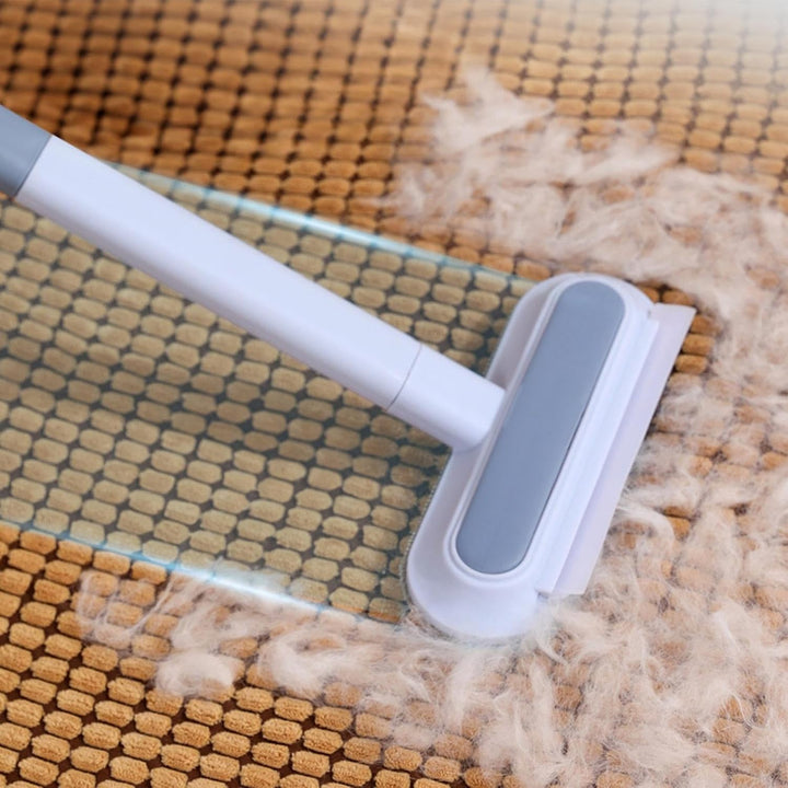 2 Stück Tierhaarentferner Multifunktion Langen Griff, 3 In 1 Pet Hair Remover, Tierhaarentferner Hun