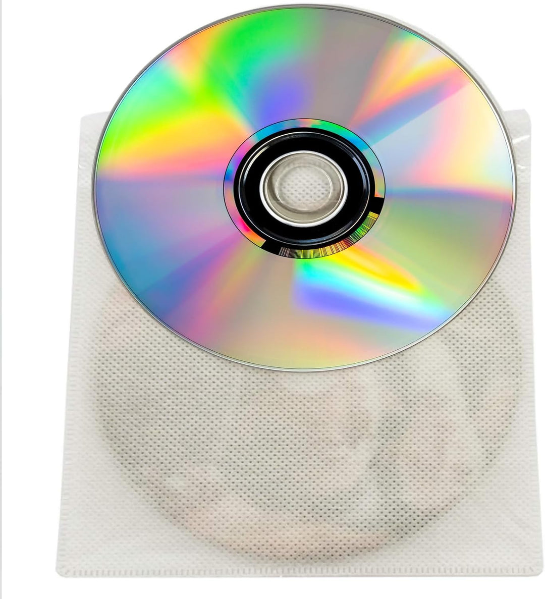 CD/DVD/BluRay Hüllen, 200 Stück CD-DVD-Schutzhüllen, Doppelseitige Standard-Kunststoffhülle für CD,