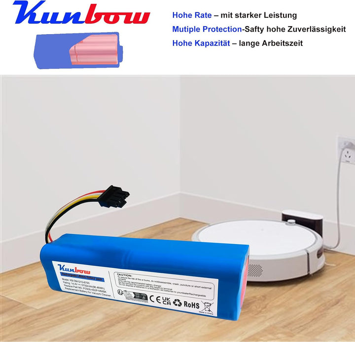 6700mAh Ersatzakku für Dreame L10s Ultra / L10 / L10s / Z10 Pro, Akku für Dreame D10/D10s/D10 Plus/D