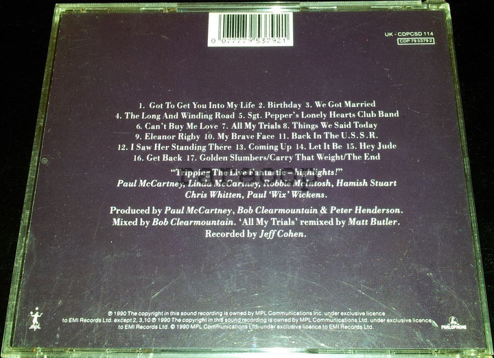 Tripping the Live Fantastic/+, Audio-CD
